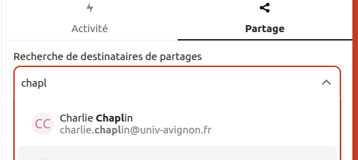 Saisie d'une personne ayant une identité numérique